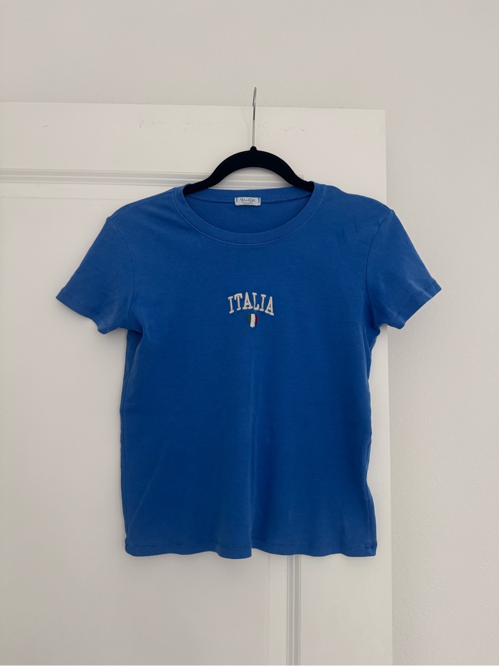 Brandy Melville John Galt Italia blue crewneck women’s t-shirt top size small